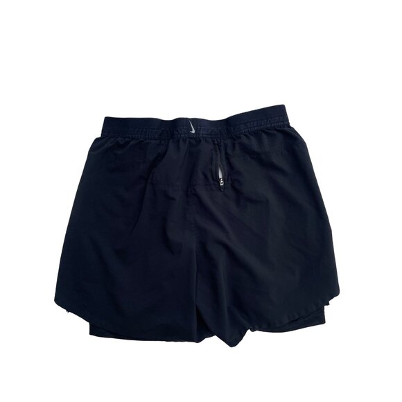 Nike Dri-Fit Women's Medium Med M Black Mesh Cycling lined Running Shorts - Picture 12 of 12